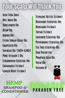 Hemp Shampoo & Conditioner Set for Hair